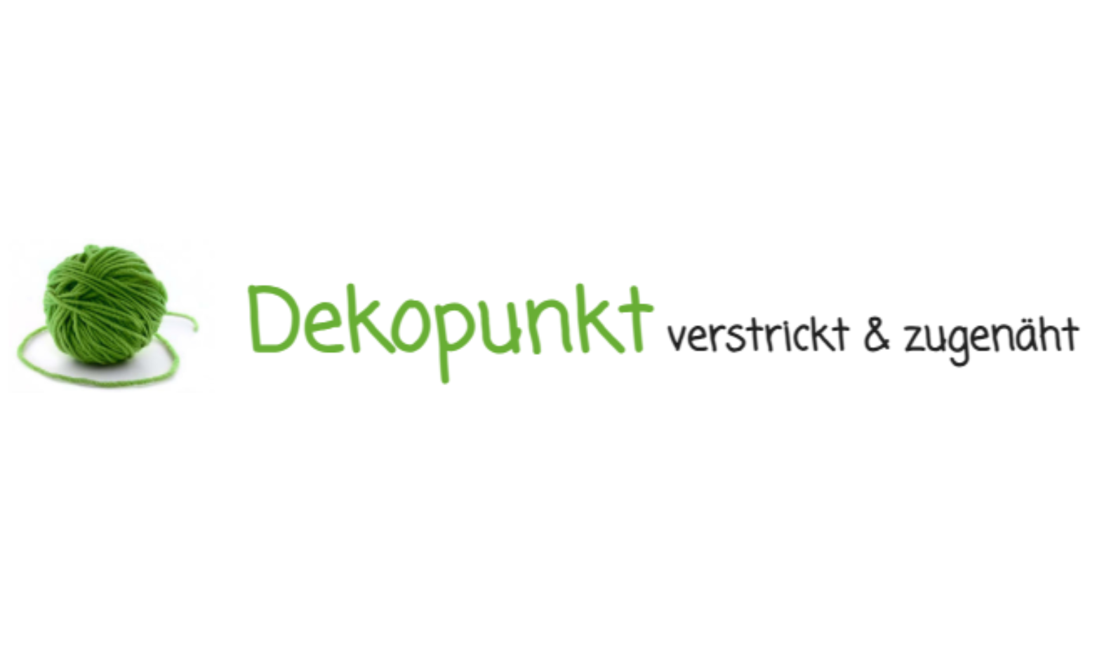 Dekopunkt verstrickt und zugenäht Dekopunkt verstrickt und zugenäht