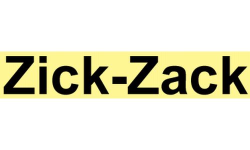 Zick-Zack Zick-Zack