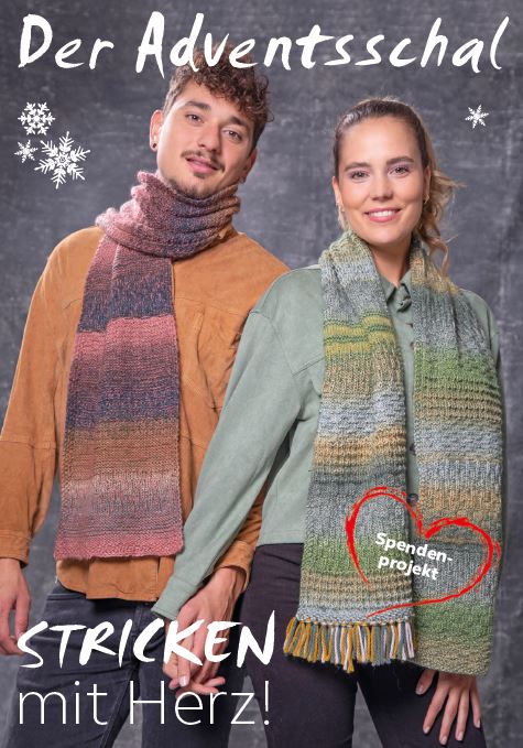 Adventsschal von Avesani FILFALT 